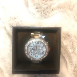 Michael Kors Camille Rose Gold Chronograph Watch